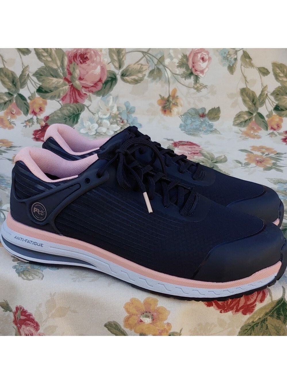 Timberland PRO Women's Industrial Safety Toe Athletic Shoes Pink Black 8.5 NWOT
